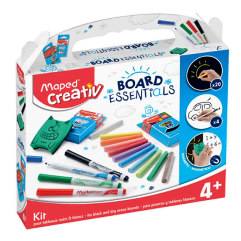 Board Essentials Maped Kit Tableaux Blancs et Noirs